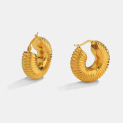 Chunky Gold Hoops