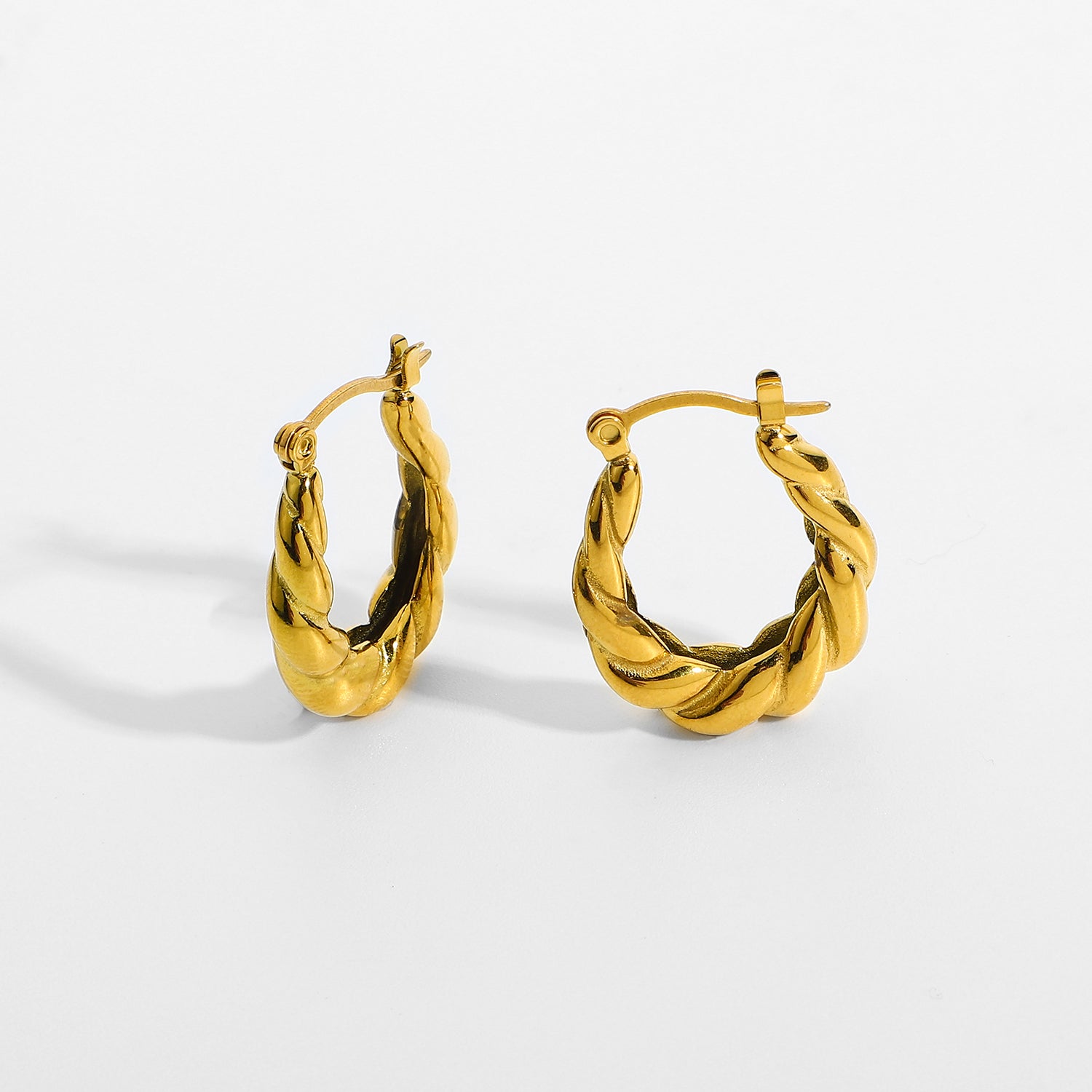 Twisted Hoop Earrings