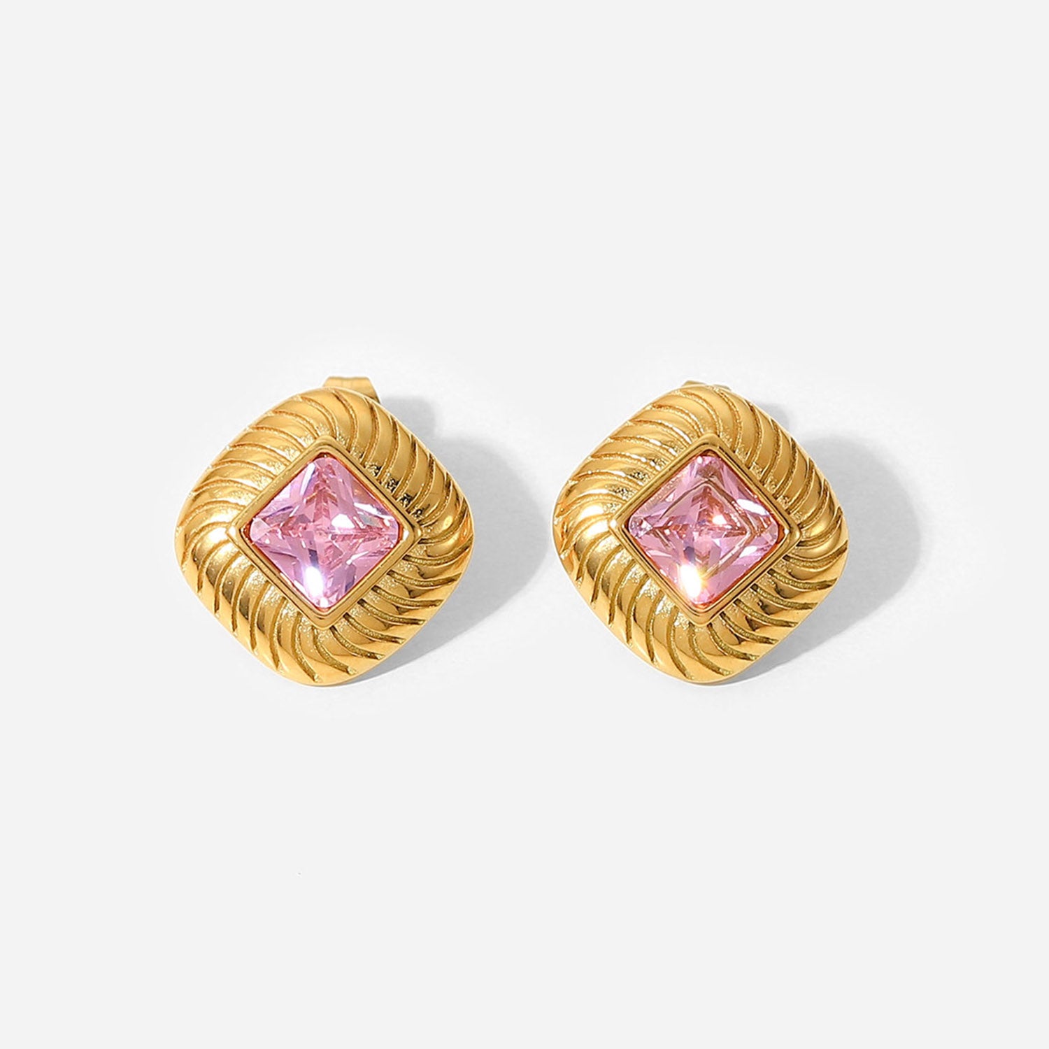 Cubic Zirconia Stud Earrings