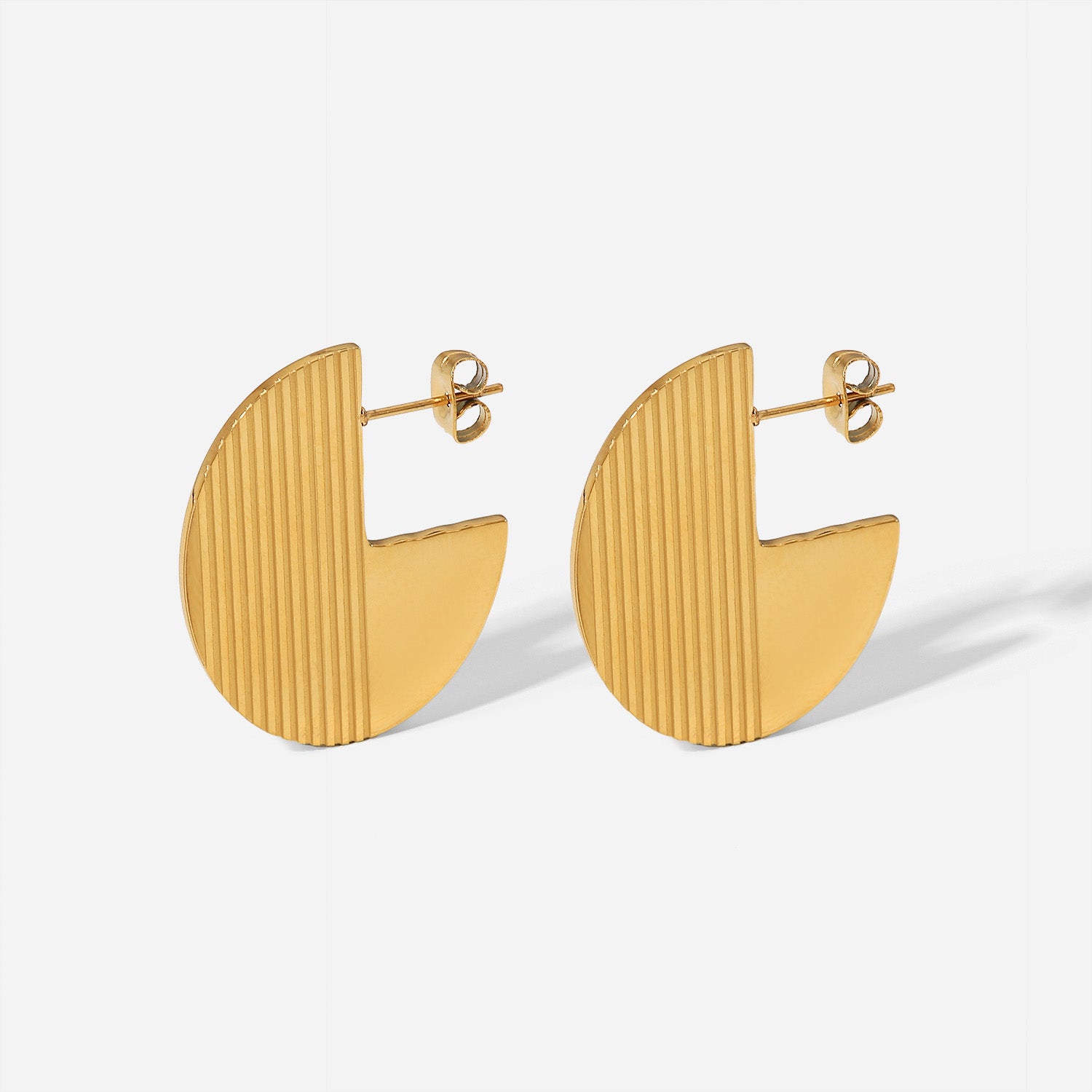 Gold Coin Earrings