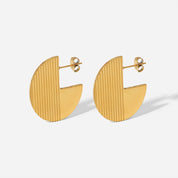 Gold Coin Earrings