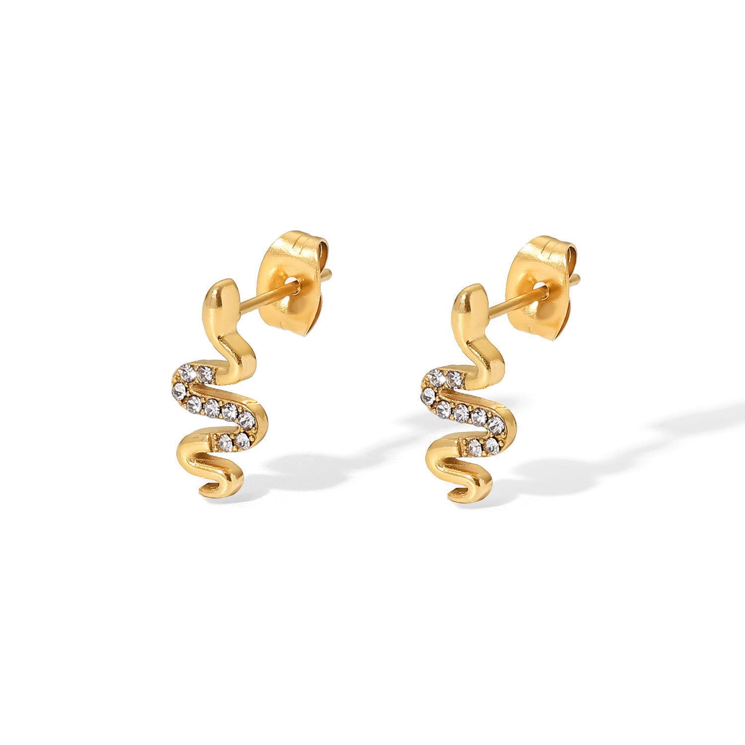 Snake Stud Earrings