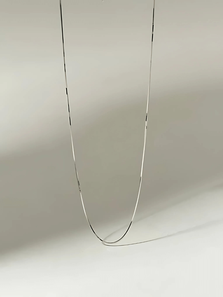 Herringbone Long Chain Necklace - Women's Necklaces - Someone & HerOwn