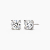Cushion-Cut Lab-Grown Diamond Stud Earrings