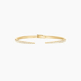 Moissanite Claw Cuff Bracelet