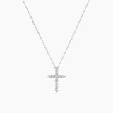 Moissanite Cross Necklace