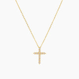 Moissanite Cross Necklace