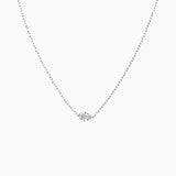 Moissanite Duo Necklace