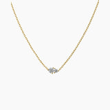 Moissanite Duo Necklace