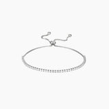 Moissanite Half Tennis Bolo Bracelet