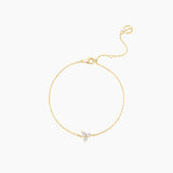 Moissanite Lotus Bracelet
