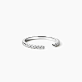 Moissanite Open Ring