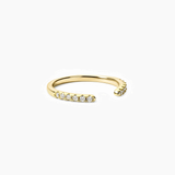 Moissanite Open Ring