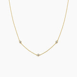 Moissanite Satellite Necklace