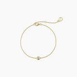 Moissanite Solitaire Bracelet