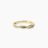 Moissanite Twisted Ring