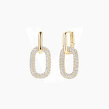 Multiway Bold Pavé Moissanite Link Earrings
