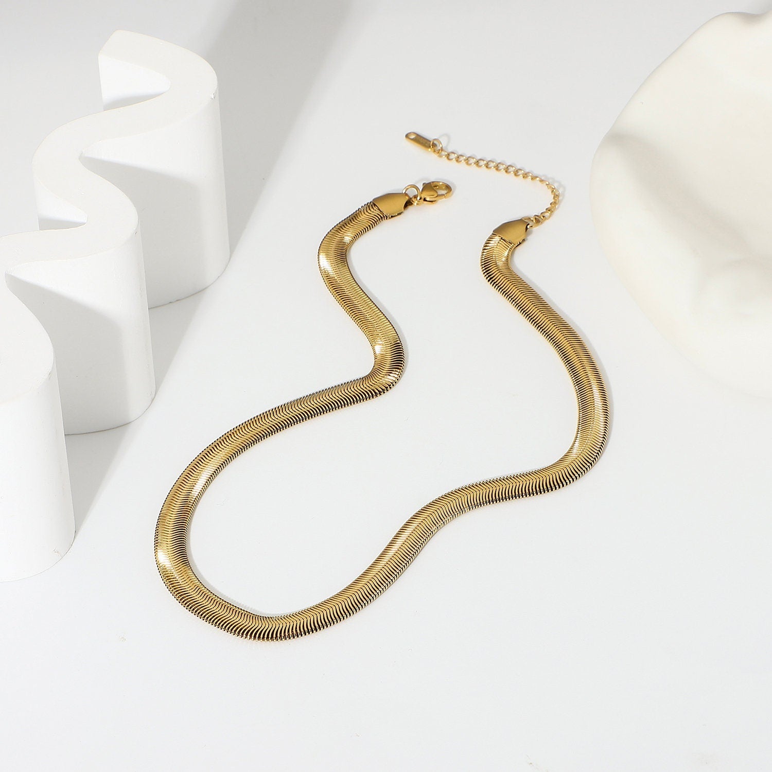 Bold Herringbone Necklace - Women's Necklaces - Someone & HerOwn