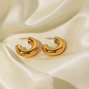 Chunky Gold Hoops - Women's Earrings - Someone & HerOwn