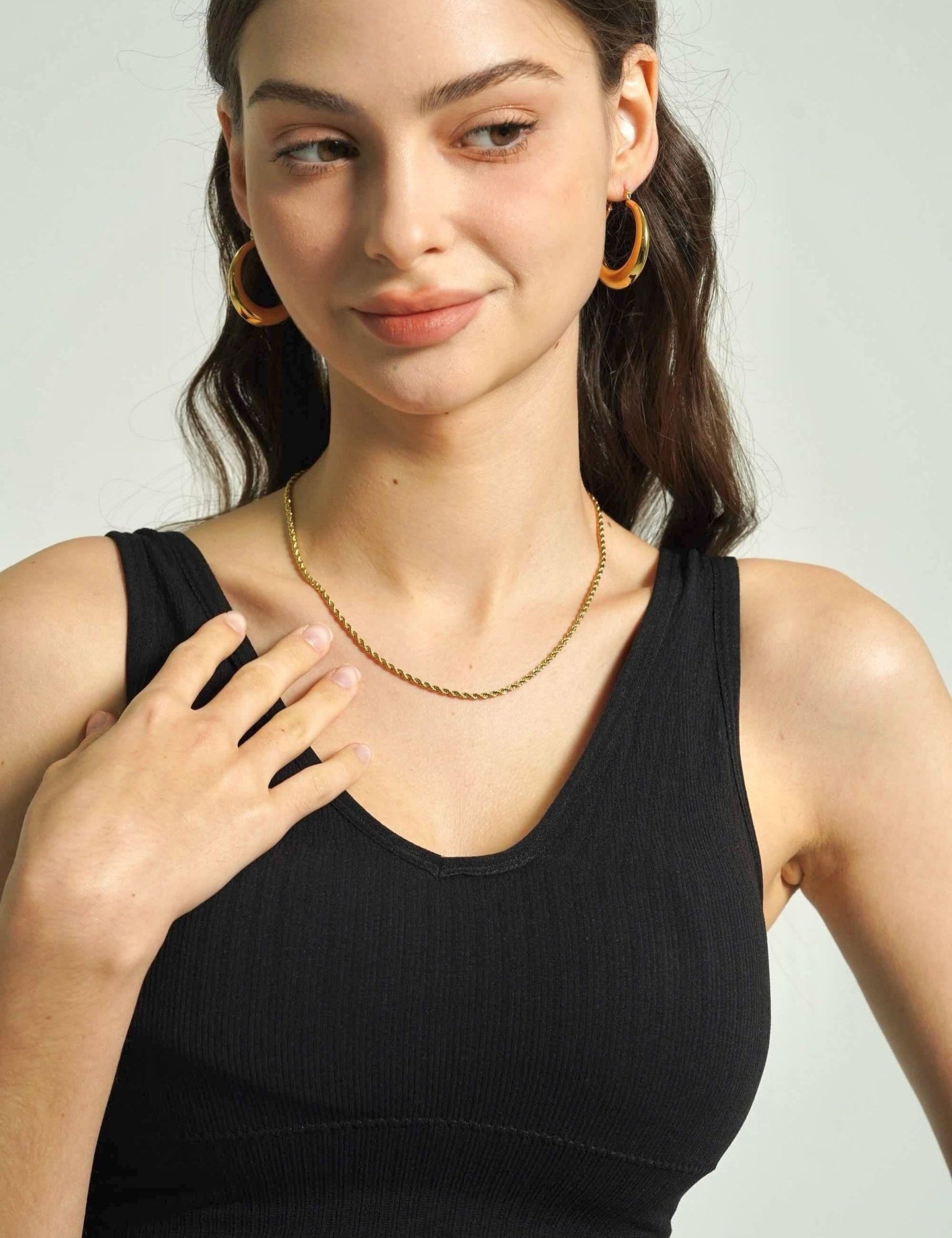 Chunky Gold Hoops - Women's Earrings - Someone & HerOwn