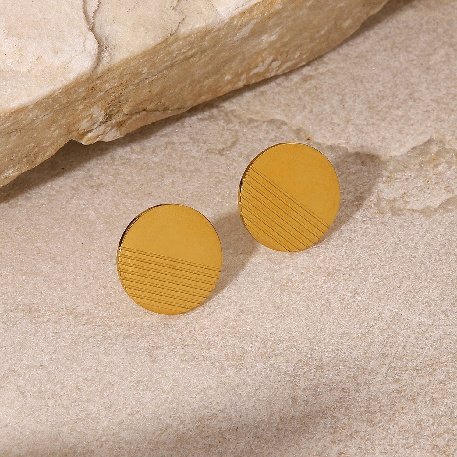 Coin Stud Earrings - Women's Earrings - Someone & HerOwn