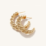 Croissant Hoop Earrings - Women's Earrings - Someone & HerOwn