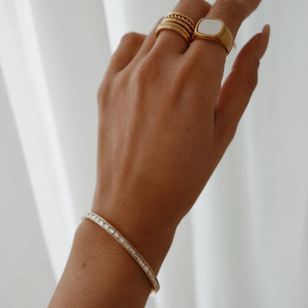 Crystal Bangle Bracelet - Women's Bracelets - Someone & HerOwn