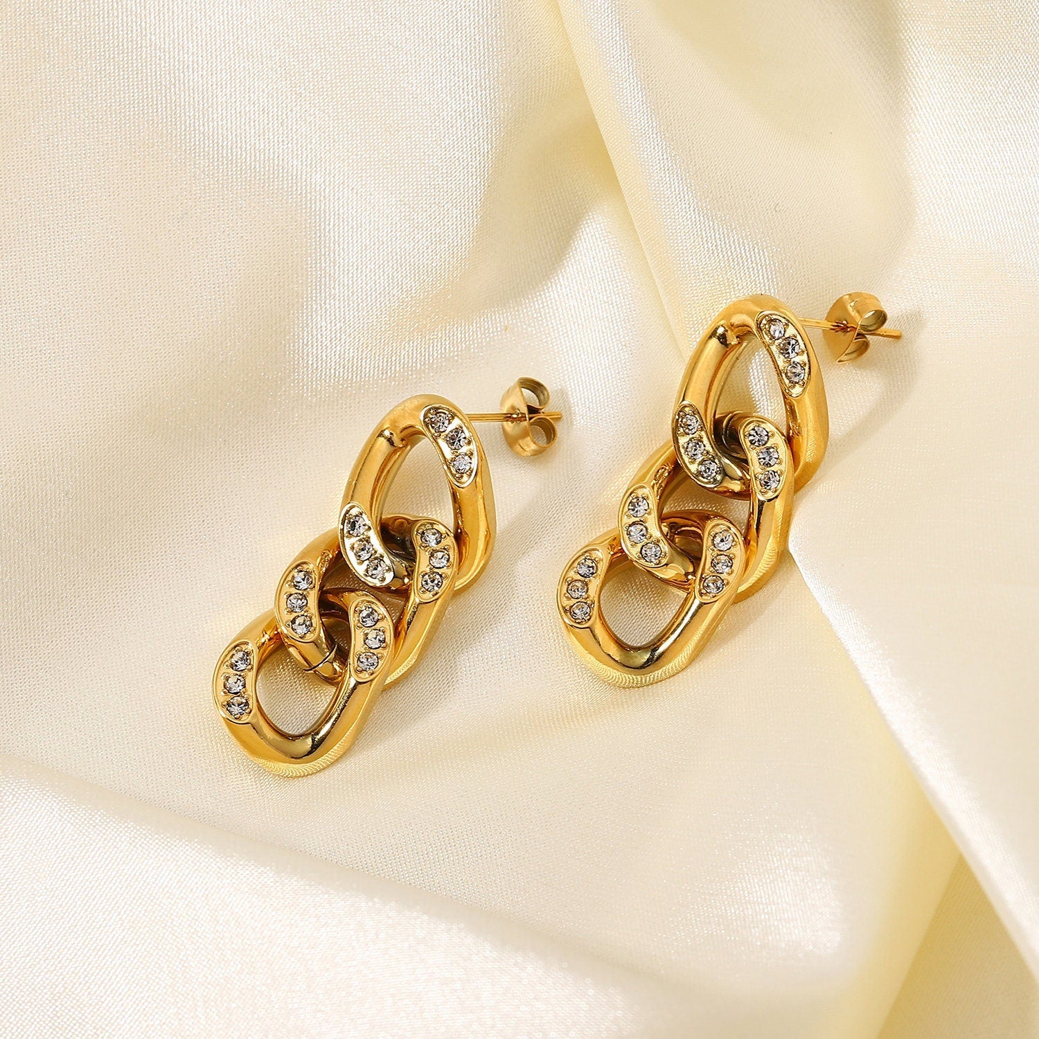 Diamond Chain Earrings - Women's Earrings - Someone & HerOwn