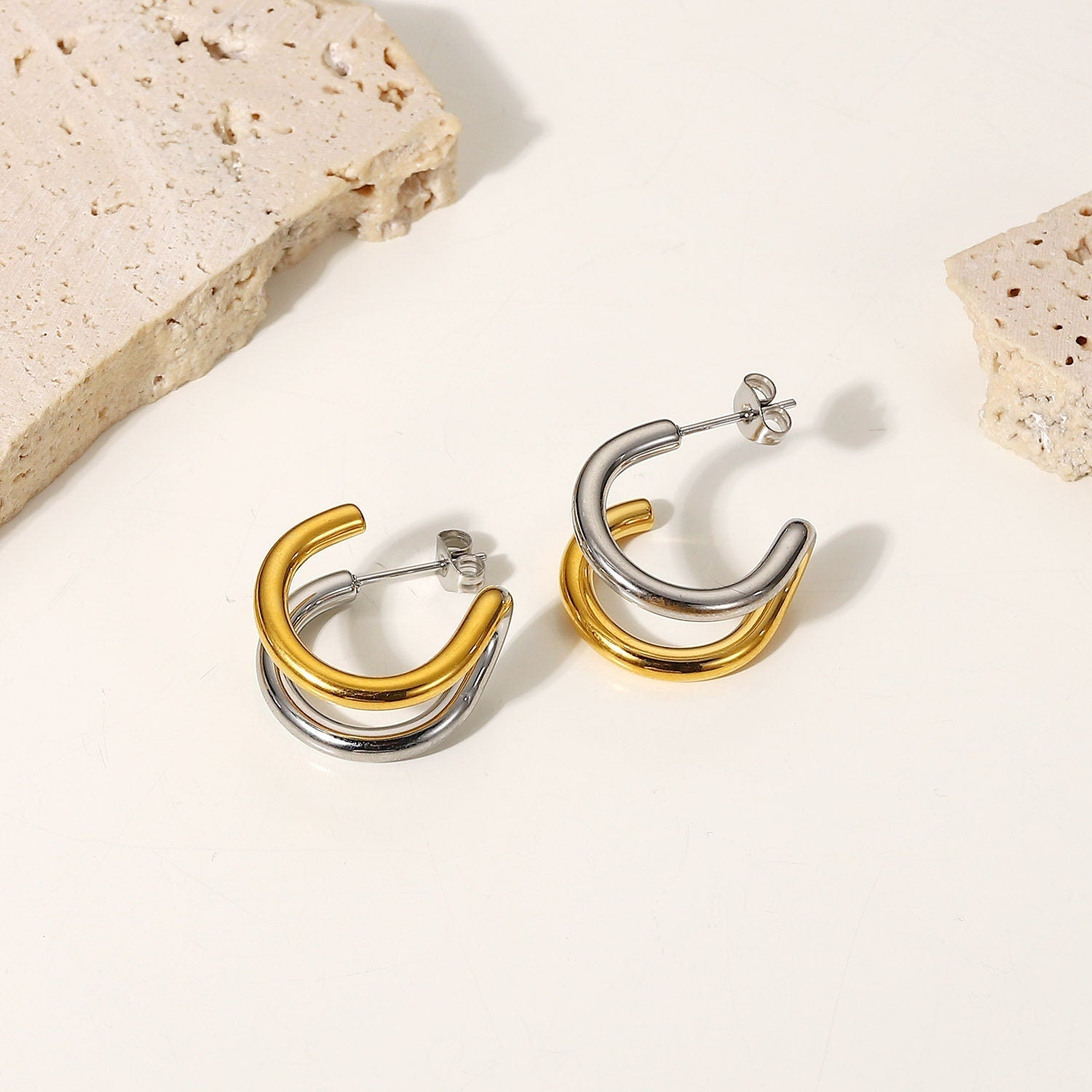 Double Hoop Earrings - Women's Earrings - Someone & HerOwn