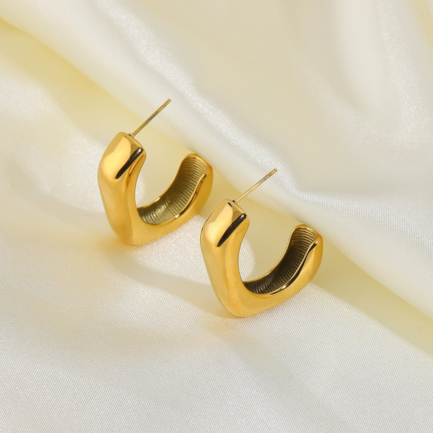 Geometric Hoops - Women's Earrings - Someone & HerOwn