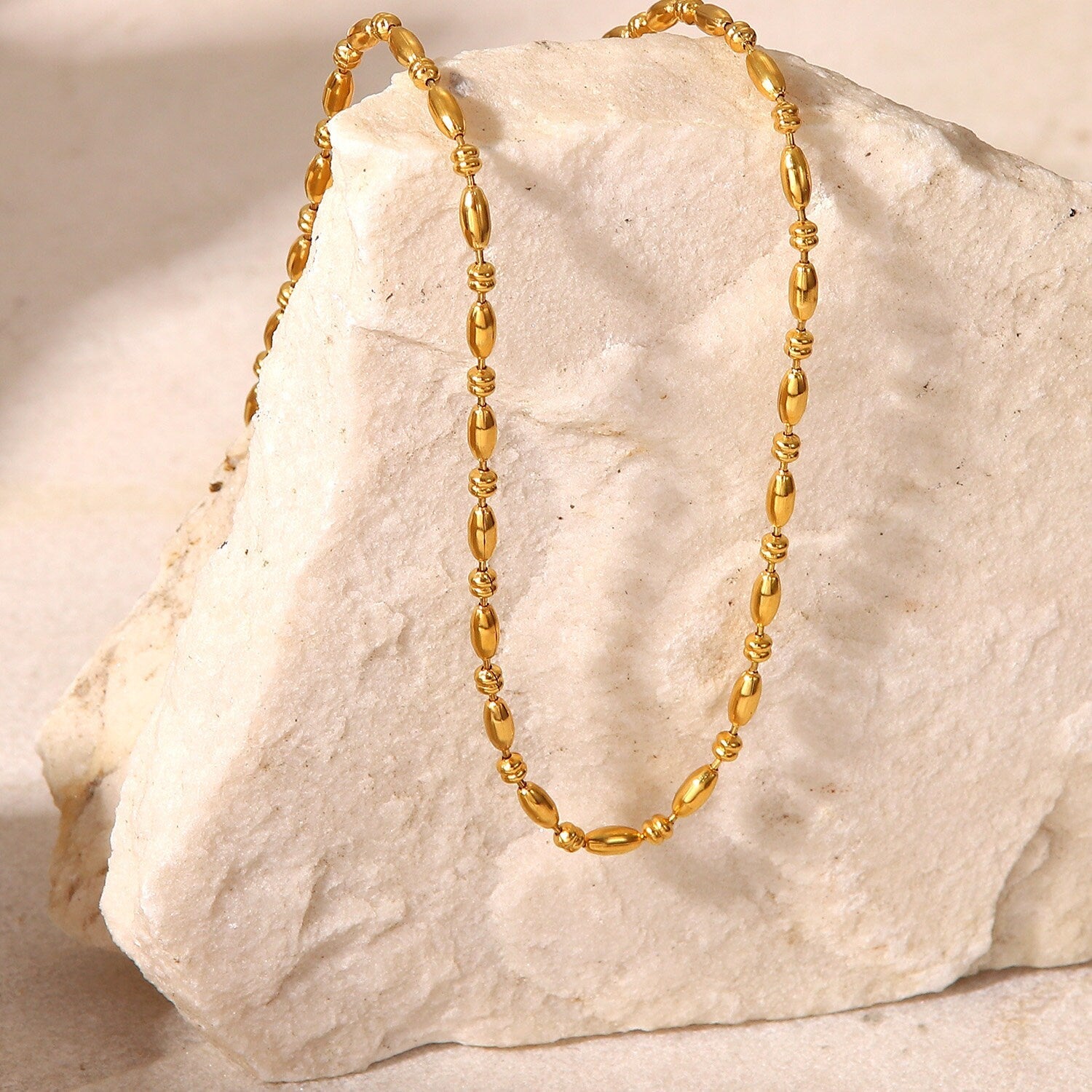 Gold Beads Necklace - Women's Necklaces - Someone & HerOwn