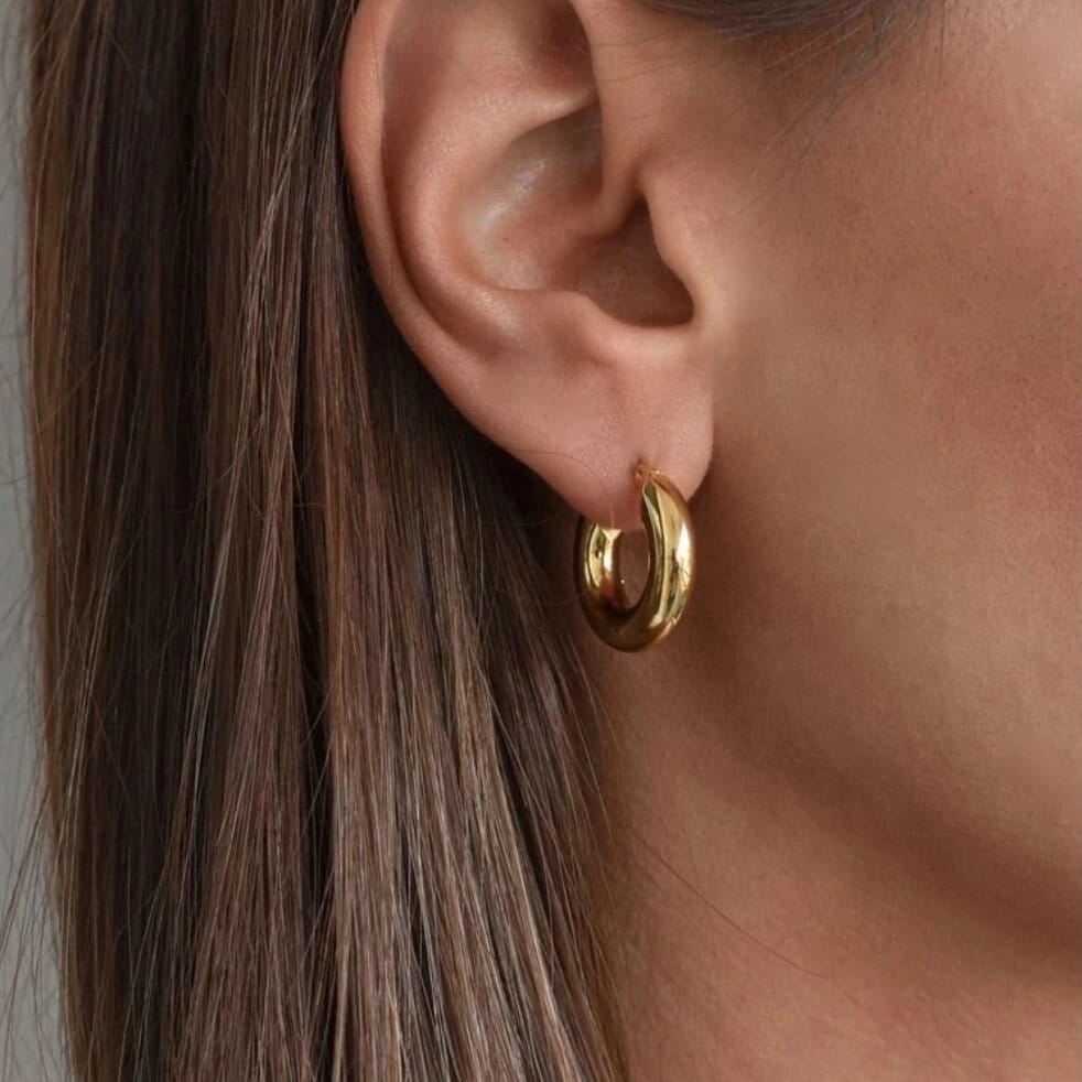 Gold Hoop Earrings - Women's Earrings - Someone & HerOwn