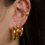 Gold Hoop Earrings - Women's Earrings - Someone & HerOwn