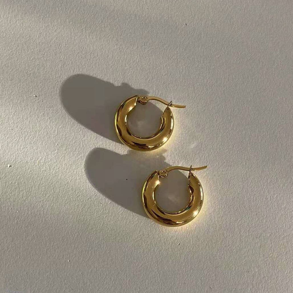 Gold Hoop Earrings - Women's Earrings - Someone & HerOwn