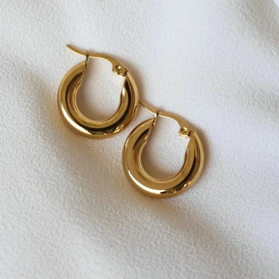 Gold Hoop Earrings - Women's Earrings - Someone & HerOwn