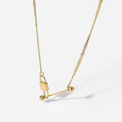 Gold Lock Necklace - Women's Necklaces - Someone & HerOwn