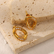 Gold Stud Hoops - Women's Earrings - Someone & HerOwn