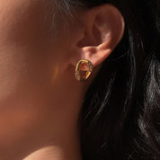 Gold Stud Hoops - Women's Earrings - Someone & HerOwn