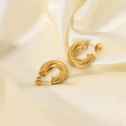 Gold Tube Hoop Earrings - Women's Earrings - Someone & HerOwn