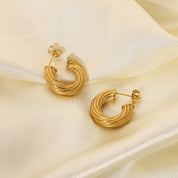 Gold Tube Hoop Earrings - Women's Earrings - Someone & HerOwn