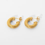 Gold Tube Hoop Earrings - Women's Earrings - Someone & HerOwn