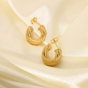 Gold Tube Hoop Earrings - Women's Earrings - Someone & HerOwn