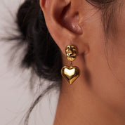 Heart Drop Earrings - Women's Earrings - Someone & HerOwn