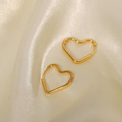 Heart Hoops - Women's Earrings - Someone & HerOwn