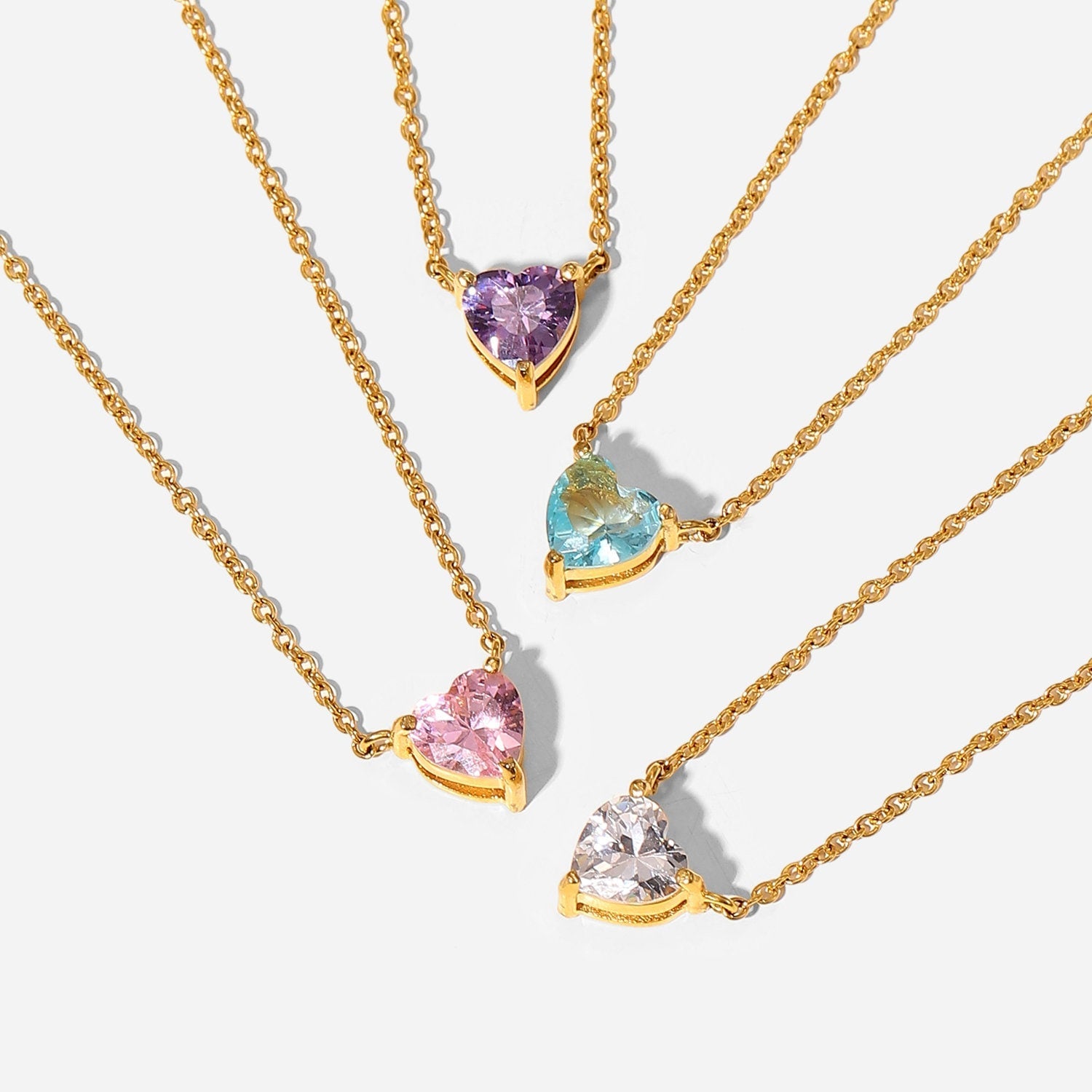 Heart Shape Crystal Necklace - Women's Necklaces - Someone & HerOwn