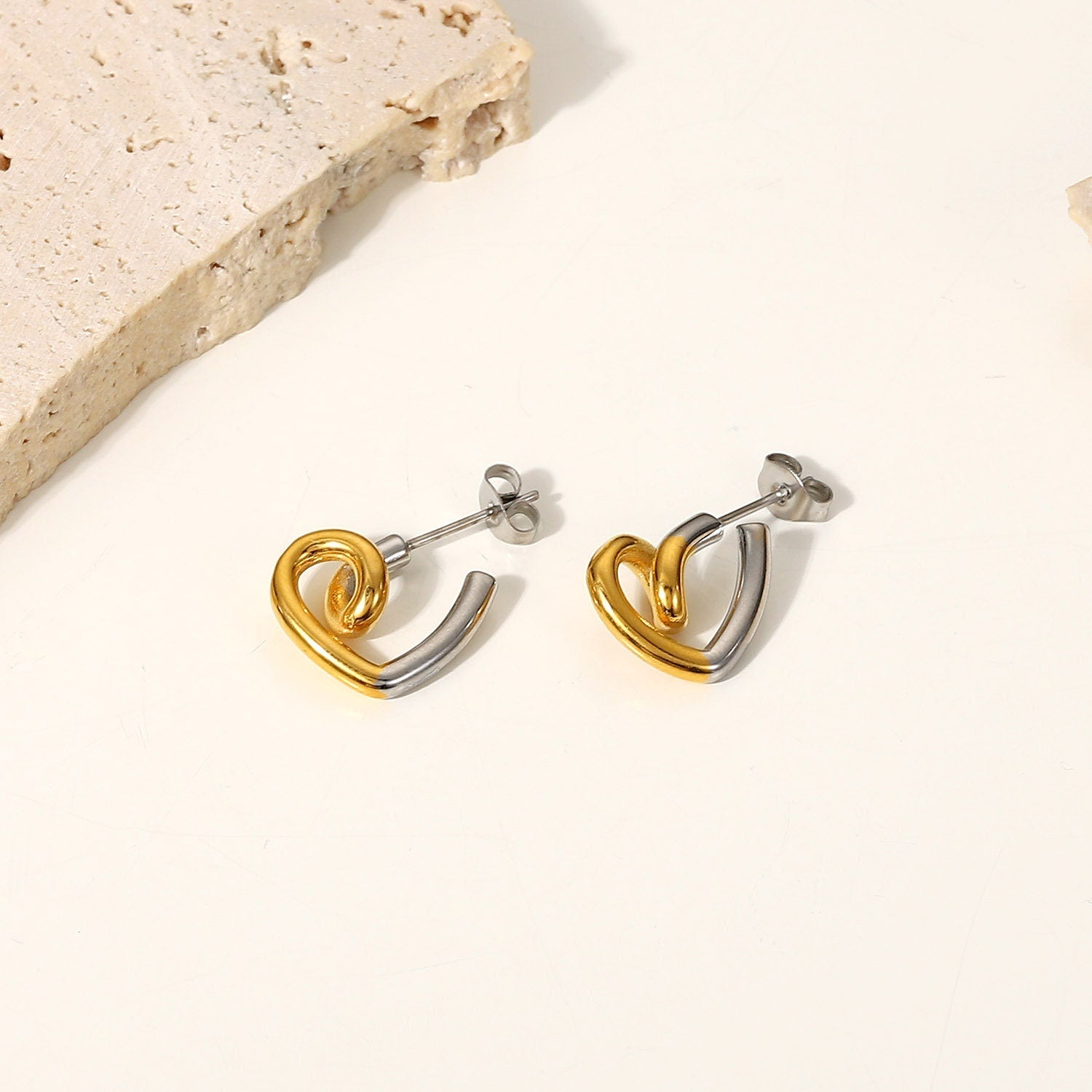 Heart Stud Earrings - Women's Earrings - Someone & HerOwn