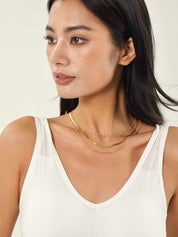 Herringbone Layered Necklace - Women's Necklaces - Someone & HerOwn