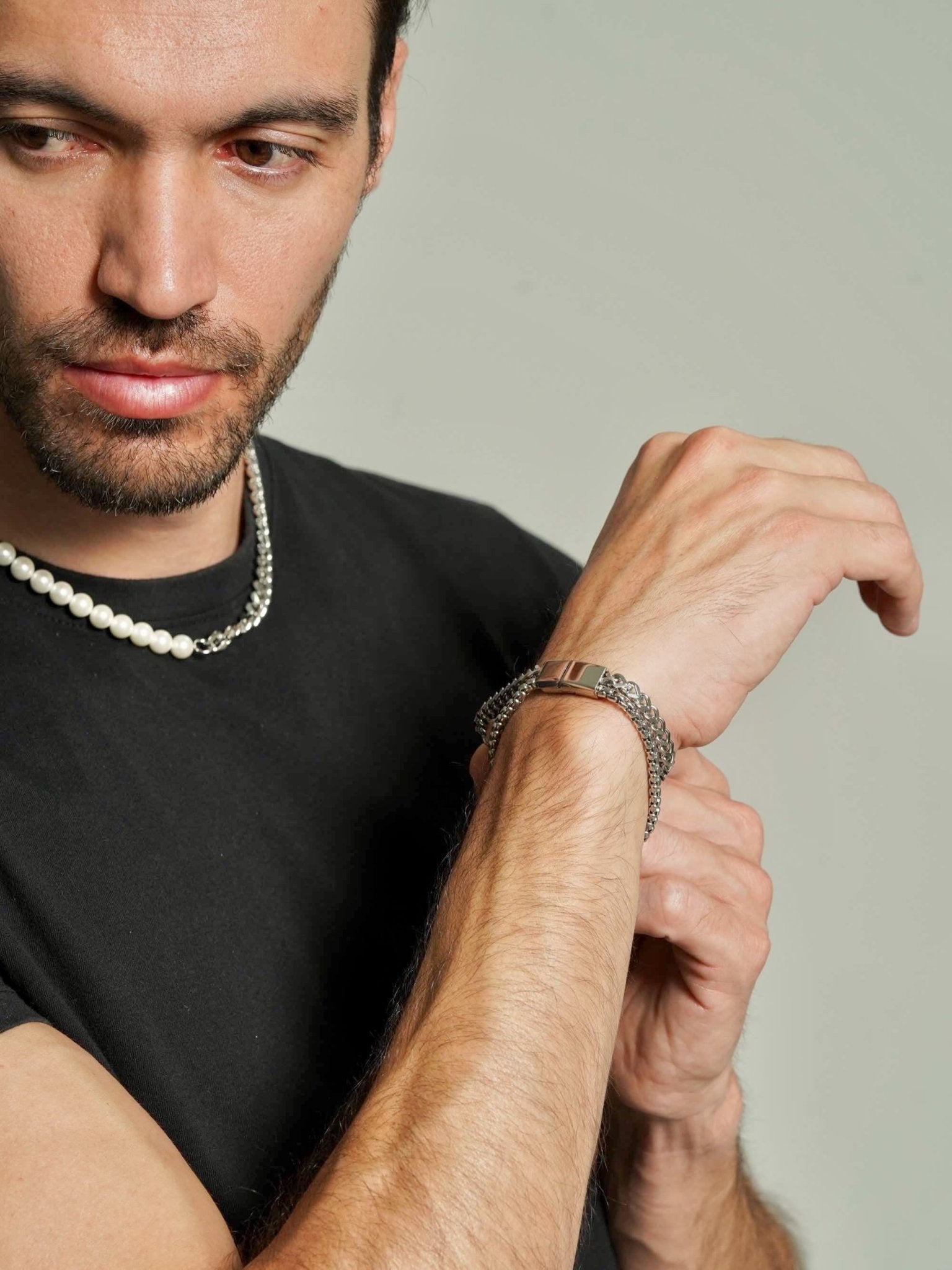 Layered Chain Bracelet Men - Men's Bracelets - Someone & HerOwn