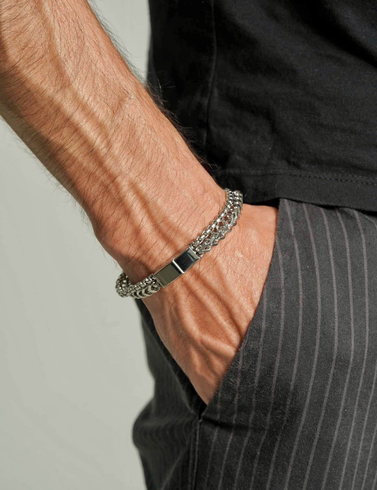 Layered Chain Bracelet Men - Men's Bracelets - Someone & HerOwn