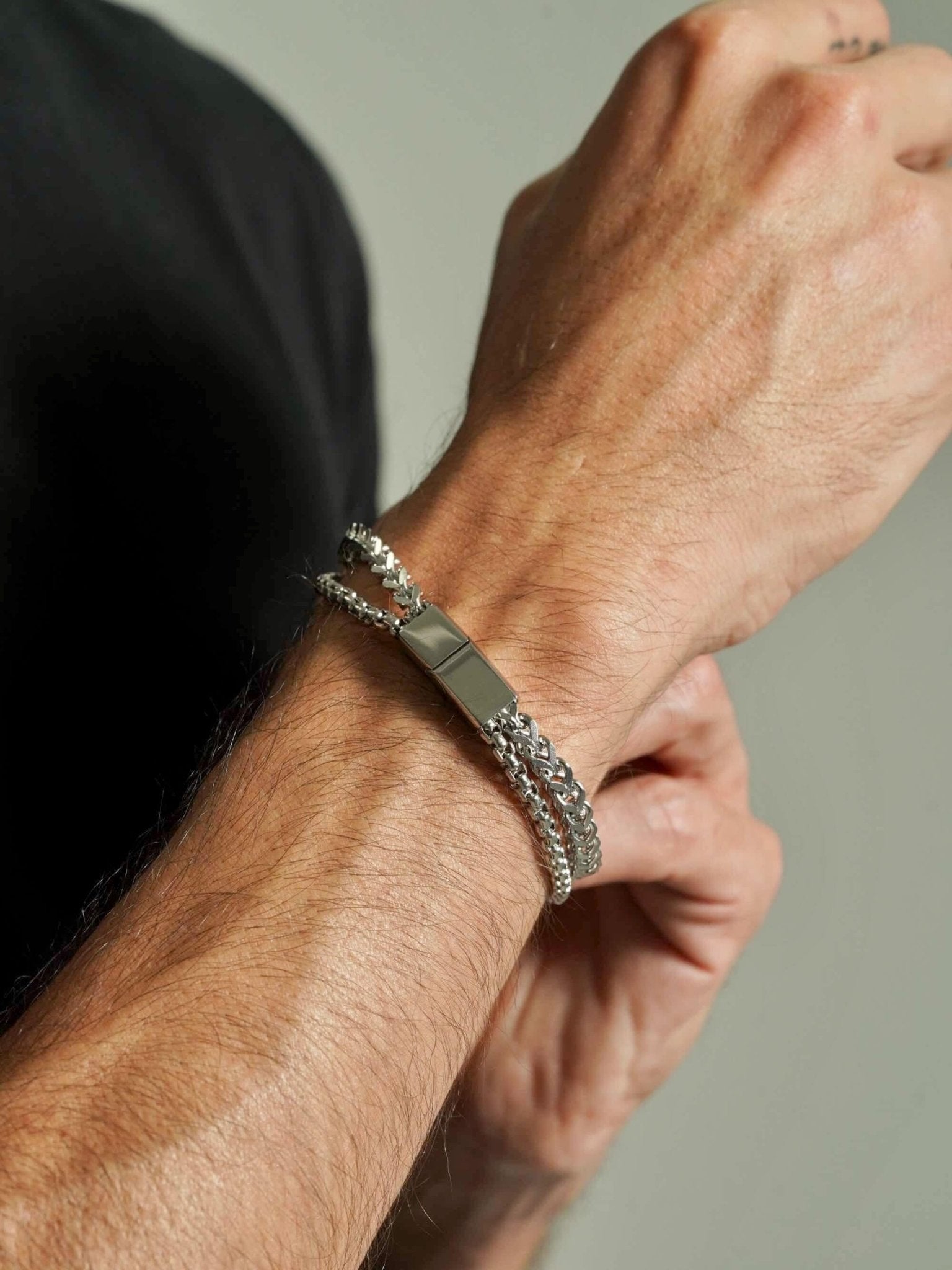 Layered Chain Bracelet Men - Men's Bracelets - Someone & HerOwn